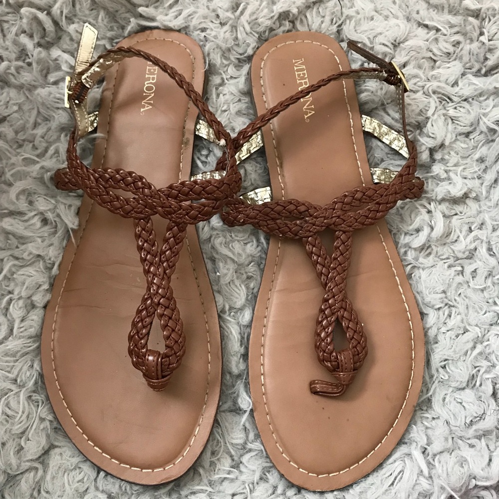 Brown Merona Sandals